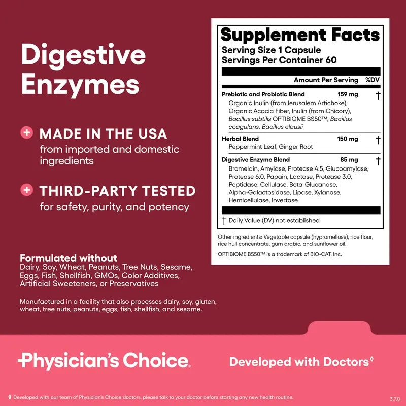 Gut Health Supplement Bundle for Heavy Meal Digestion
