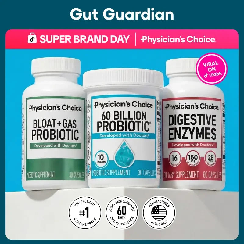 Gut Health Supplement Bundle for Heavy Meal Digestion