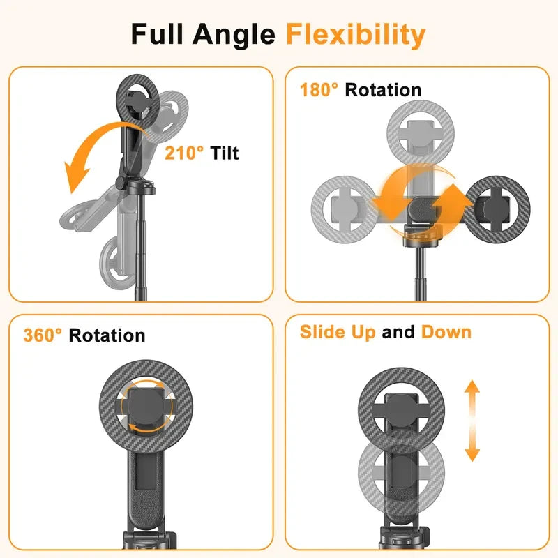 Magnetic Phone Tripod Selfie Stick