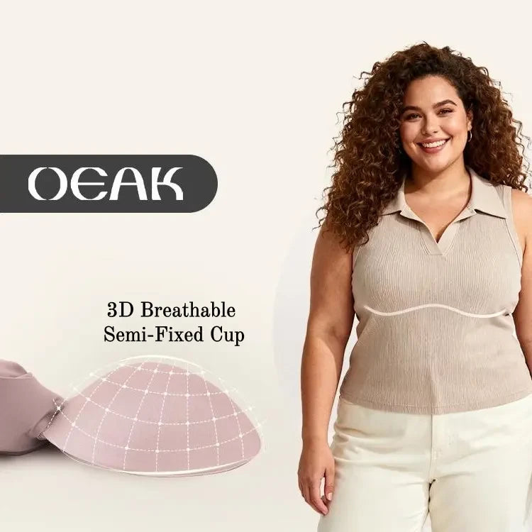 OEAK Wireless Jelly T-Shirt Bra
