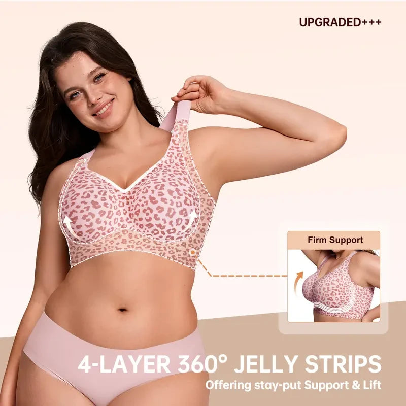 OEAK Wireless Jelly T-Shirt Bra